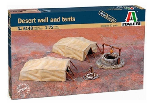 Desert Well & Tents Diorama Accessor By Italeri # 6148 1/72