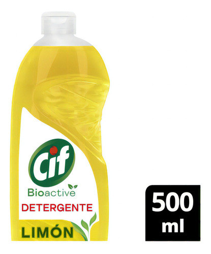 Detergente Bio Active Limon Cif 500 Ml