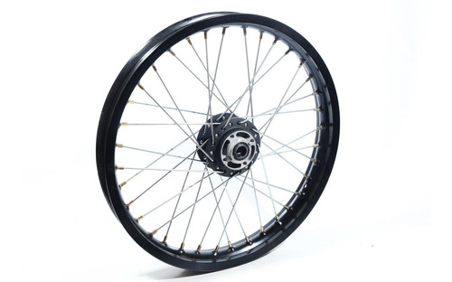 Imagen 3 de 5 de Conjunto Llanta Delantera Armada Negro Zr 200 Ohc Zanella Z