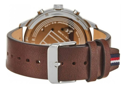 Reloj Tommy Hilfiger Caballero Color Marrón 1791487 - S007 Color del fondo Azul