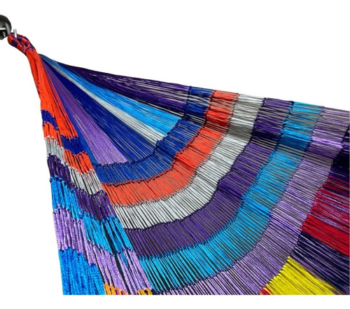 Imagen 4 de 5 de Hamaca Yucateca Edición Especial Doble Tejido Artesanal