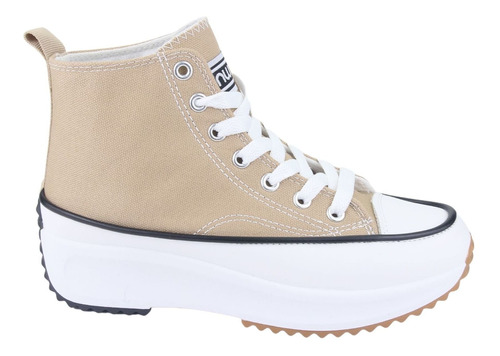 Zapatilla Funway Mujer Biggerh-1 Beige Urbano