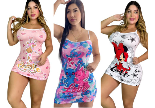 Pijama Batola Sexy De Estampados Para Dama