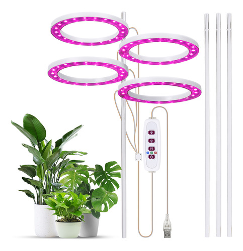 Mini Suculentas Grow Light Plant De 4,8 W, Las Luces Crecen