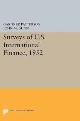 Libro Surveys Of U.s. International Finance, 1952 - Gardn...