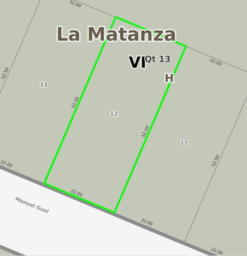 Terreno En Venta - 1.155mts2 - Virrey Del Pino, La Matanza