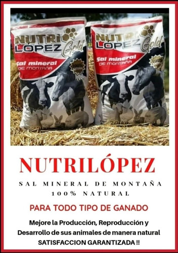 Sales Minerales Nutri Lopez Gold 40kg 