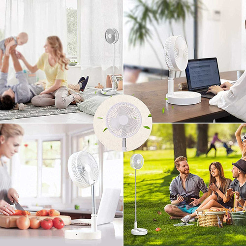 G Ventilador Loread, Portátil, Recargable, Ajustable, Usb