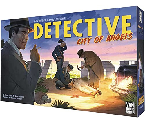 Detective City Of Angels  Juego De La Junta Por Van Ryder J