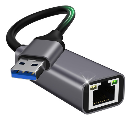 Sixsim Adaptador Usb 3.0 A Ethernet, Concentrador De Red Por