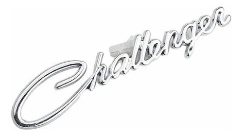 Emblema Metalico Challenger Cromado Dodge Logo