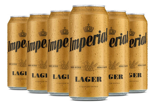 Cerveza Imperial Lager Rubia 473ml X6 Unidades Bebidas