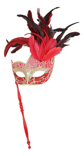 Máscara Mascarada Plumas Antifaz Carnaval Fiesta Economico
