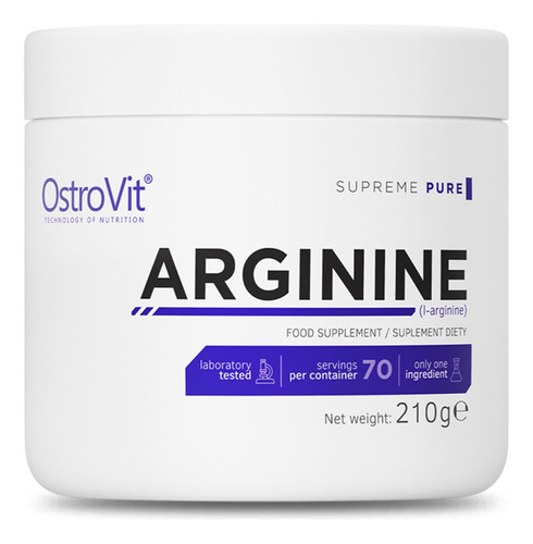 Arginine 210gr 70 Servicios - Ostrovit