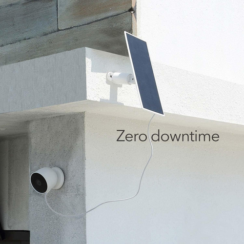 Panel Solar Premium De 3,5w Para Cámara Nest Cam Outdoor/ind