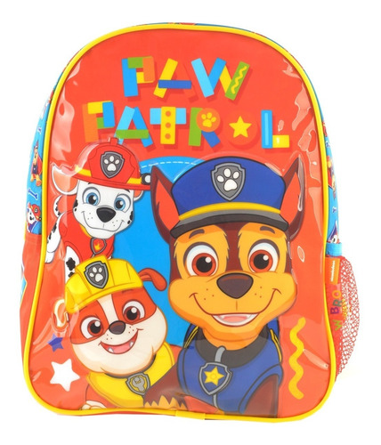 Mochila Espalda Jardin 12puLG Paw Patrol Original Mundo Team