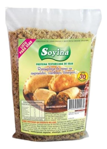 Soja Texturizada Proteina Soyina 250 G