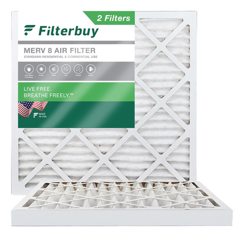 Filtro De Aire Merv 8 De 14 X 14 X 2 Pulgadas De Defens...