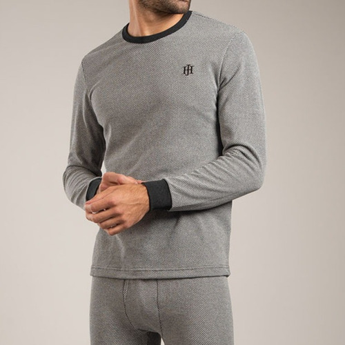 Pijama Para Hombre Color Aluminio John Henry
