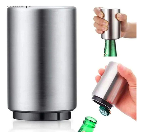 Destapador Magnético Para Botellas Cerveza Refresco Acero