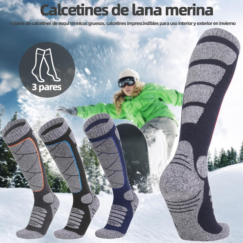Antideslizantes Y Transpirables De Calcetines Termicos Lana