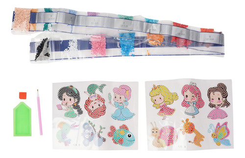 Para Kit De Pegatinas Infantiles Con Forma De Princesa Con