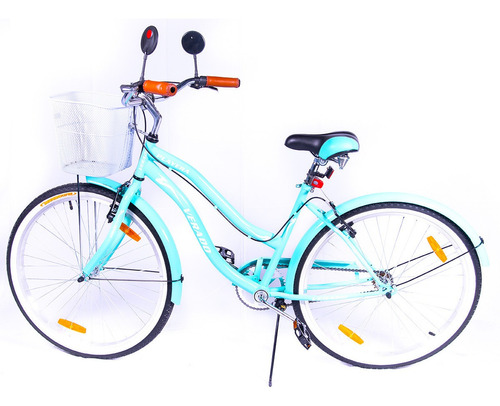 Bicicleta Dama Verado Playera Canasto Luz Guardabarro R 26