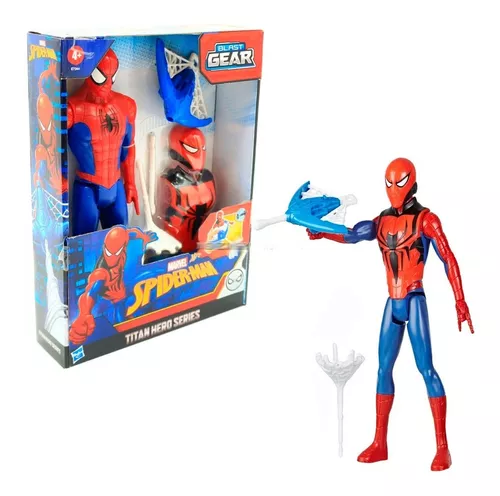 Muñeco Spiderman Articulado Con Sonido 30cm E3552 Hasbro