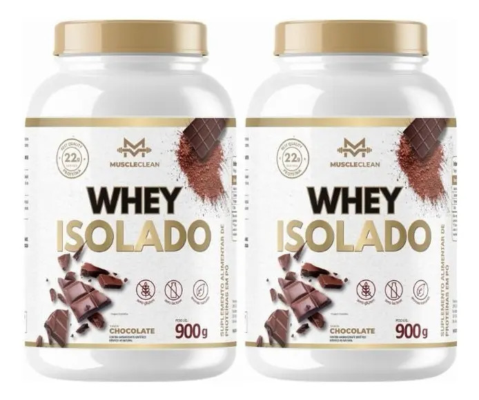 Combo Whey Isolado (zero Lactose) Sabor Chocolate