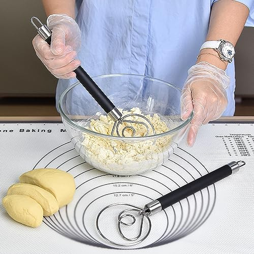 Batidor De Masa De Acero Inoxidable Guowall Para Pan Holandé