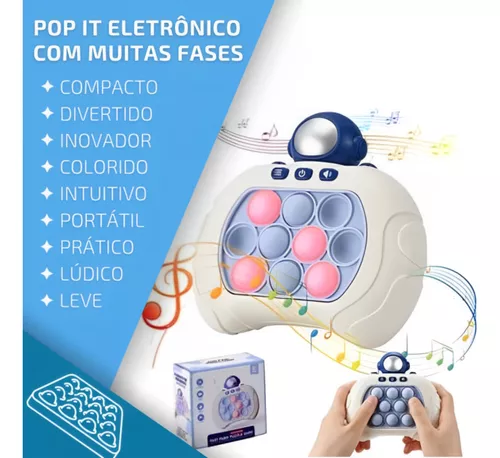 Mini Game Pop It Eletrônico com LED: Jogos de Coordenação para Crianças e  Alívio do Estresse - Frete Grátis