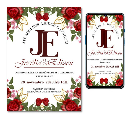 Imagem 4 de 5 de Convite Digital Interativo Casamento Virtual Para Whatsapp