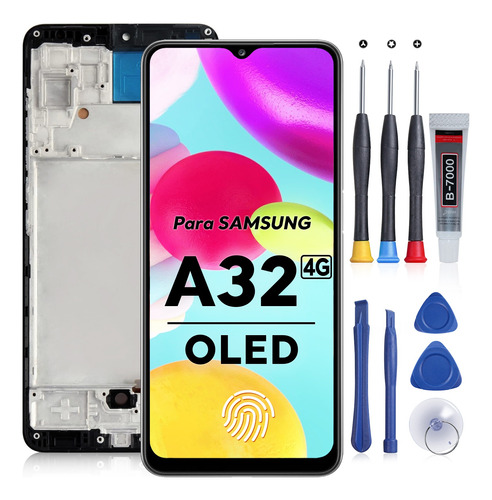 Pantalla Amoled Para Samsung A32 4g A325 Con Marco