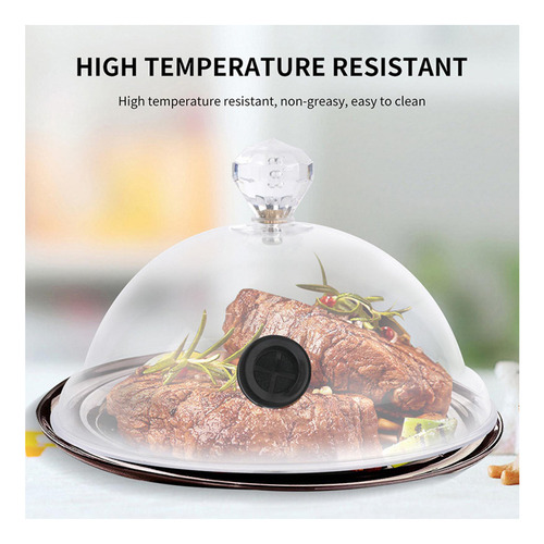 * Kit De Ahumador De Cocina Con De Humo Portátil Bbq 21,5 Cm