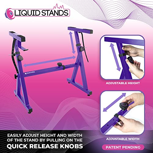 Soporte Para Teclado Y Piano Liquid Stands, Estilo Z, Ajusta