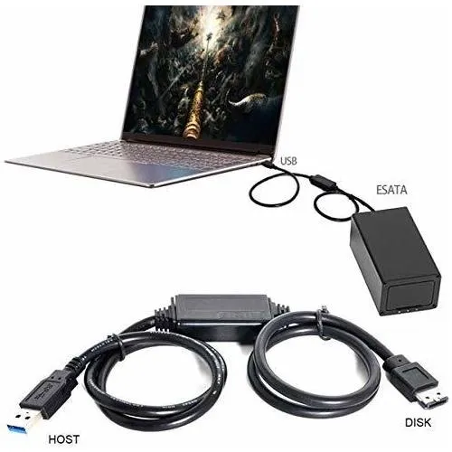 Adaptador Chenyang Cy Usb 3.0 A Esata Usb A Hdd/ssd/odd Conv