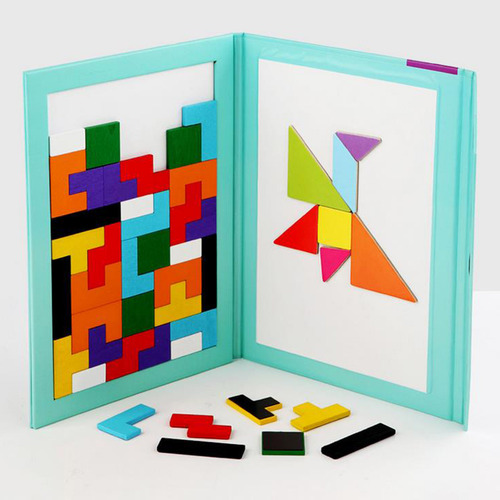 Rompecabezas Educativos Para Niños Con Bloques De Tangram De