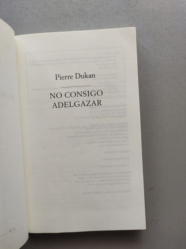 No Consigo Adelgazar, El Método Para Perder Peso Sin Recuper (Usado)