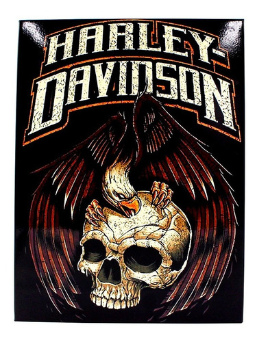 Placa De Metal Harley Davidson Zc 10081584