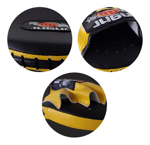 Manoplas Punch Trimmer Focus, Quick Slim Jugui, par de colores negro y gris