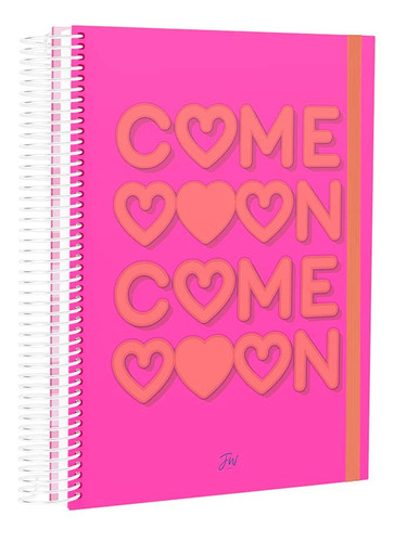 Libreta Fw 16x21 Premium Pink Con Elástico Y Sobre