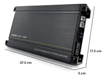 Comprar Amplificador para carros, pickups & suv Steelpro Nano Nano 2500 clase D con 2 canales y 2.5kW negro