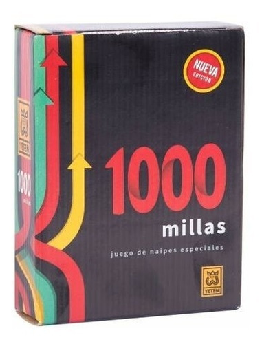 Mil Millas 1000 Juego De Naipes Especiales Original De Yetem