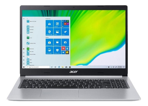 Notebook Acer Aspire 5 A515-54G prata 15.6", Intel Core i5 10210U  8GB de RAM 256GB SSD, NVIDIA GeForce MX250 60 Hz 1366x768px Windows 10 Home
