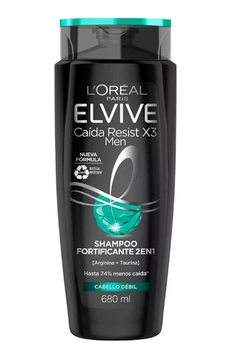 Shampoo Fortificante Elvive Men Resist X3 680ml