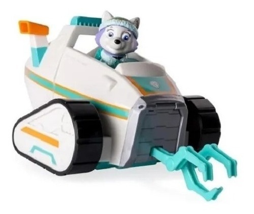 Imagen 3 de 6 de Paw Patrol Auto Mediano C/figura -everest Snow Plow-original