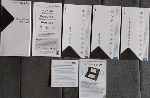 Lote Manuais Originais Nintendo Dsi Xl E Outros