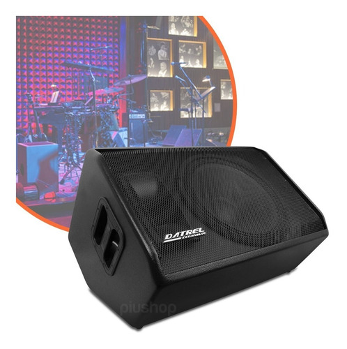 Caixa De Retorno Ativa P/ Igreja 15pol Titanium Ma 15-300 Ti Cor Preto 110v/220v