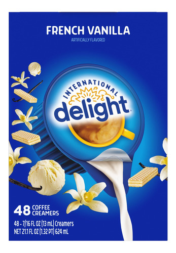 Crema Para Cafe Delight Vainilla Francesa (48 Creamer)