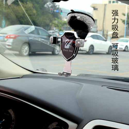 Soporte Universal Para Celular De Auto Con Diamante Rosa